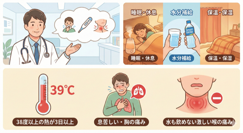風邪をひいたときに早めにクリニックを受診すべき「危険なサイン」